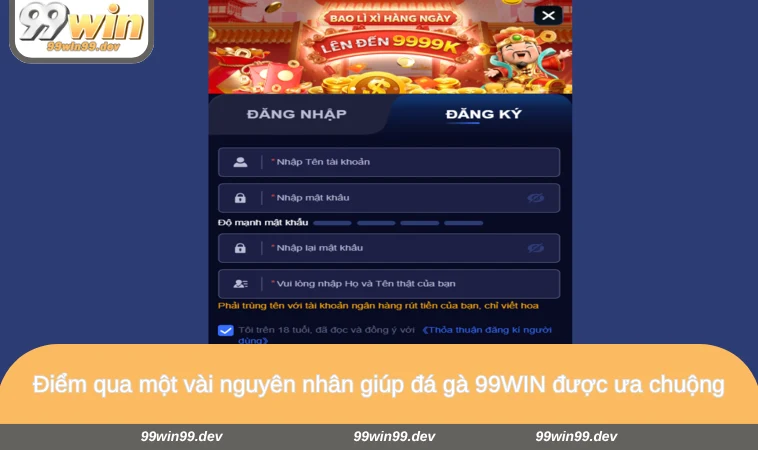 Điểm qua một vài nguyên nhân giúp đá gà 99WIN được ưa chuộng